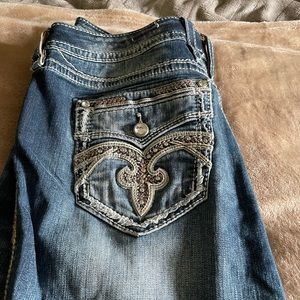 Like New Rock Revival Bootcut Jeans Size 32